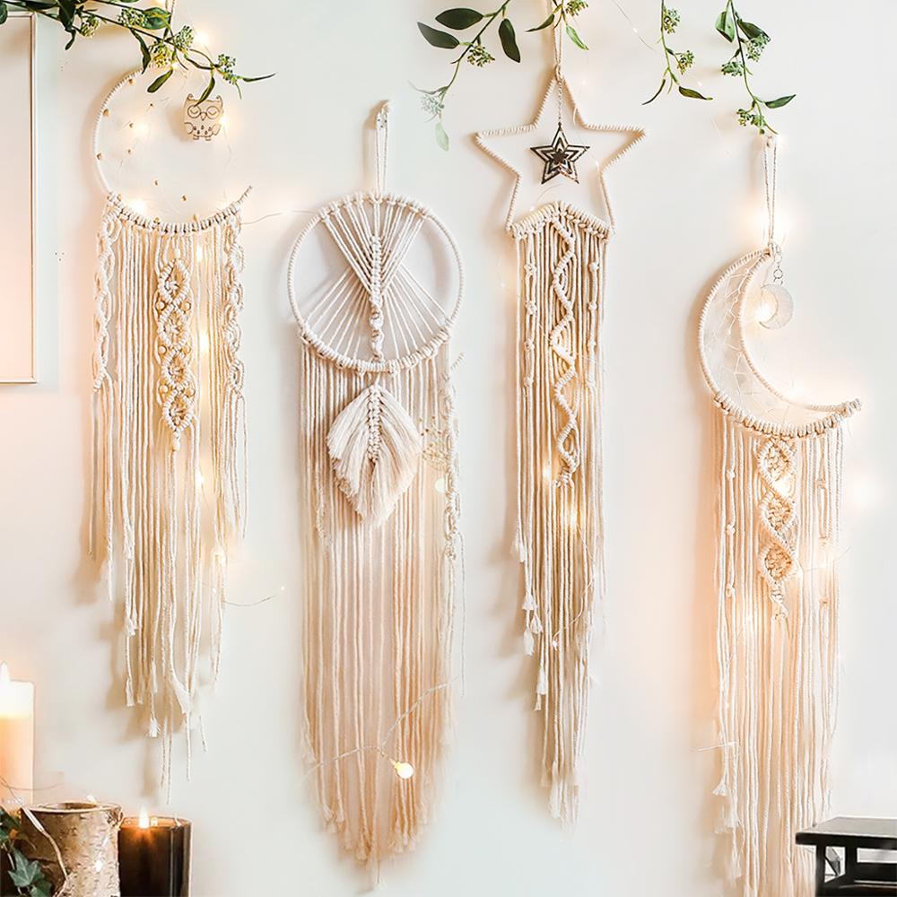 Star Wall outlet macrame tassel boho dreamcatcher Decor