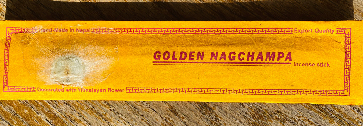 Golden Nag Champa Incense