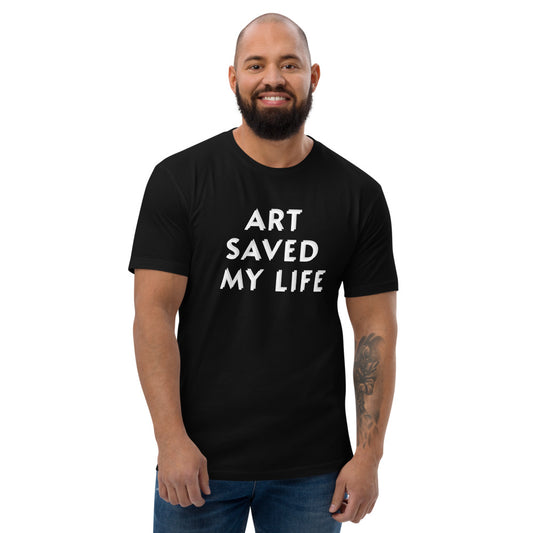 Unisex Art Saved My Life Short Sleeve T-shirt