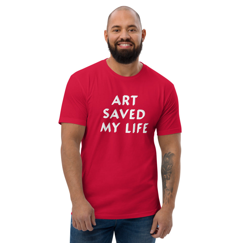 Unisex Art Saved My Life Short Sleeve T-shirt