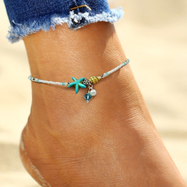 Bohemian Evil Eye Anklet