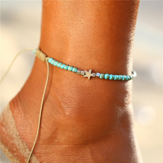 Bohemian Evil Eye Anklet