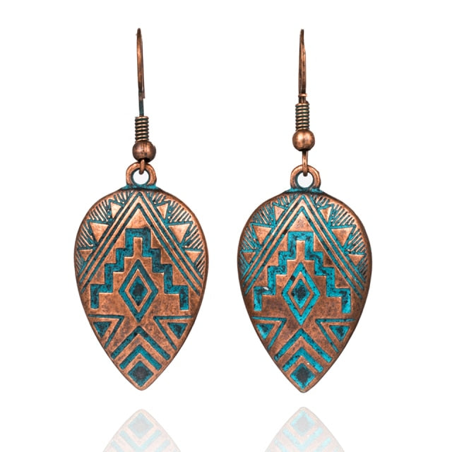 Trendy Vintage Water Drop Earrings